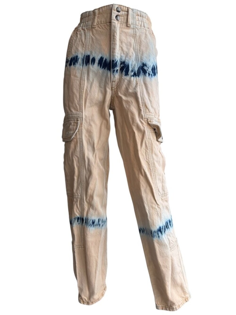 BDG Urban Outfitters Tie Dye Cargo Pants W24 Utility Y2K